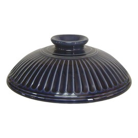 Banko Ware Ginpo Pottery Chrysanthemum Flower for Rice Pot, Top Lid (Outer Lid) Only (For Cooking 3, Lapis Glaze)