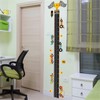 height gauge wall sticker kids height measurement cute animal height