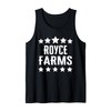 Royce Farms Family Reunion Squad First Last Name Tank Top