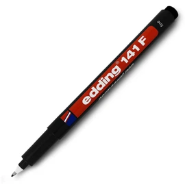Edding 141F Permanent Pen - Fine 0.6mm Nib - Pack of 3 Black