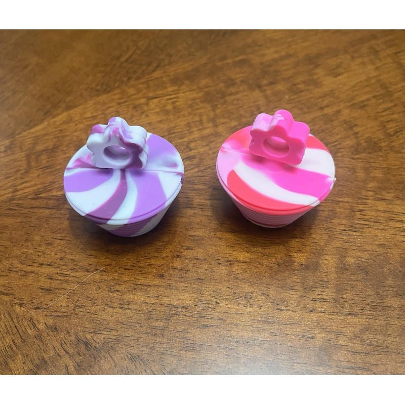 Skybooly 2 Pcs Silicone Tub Stopper Universal Bathtub Stopper Flower