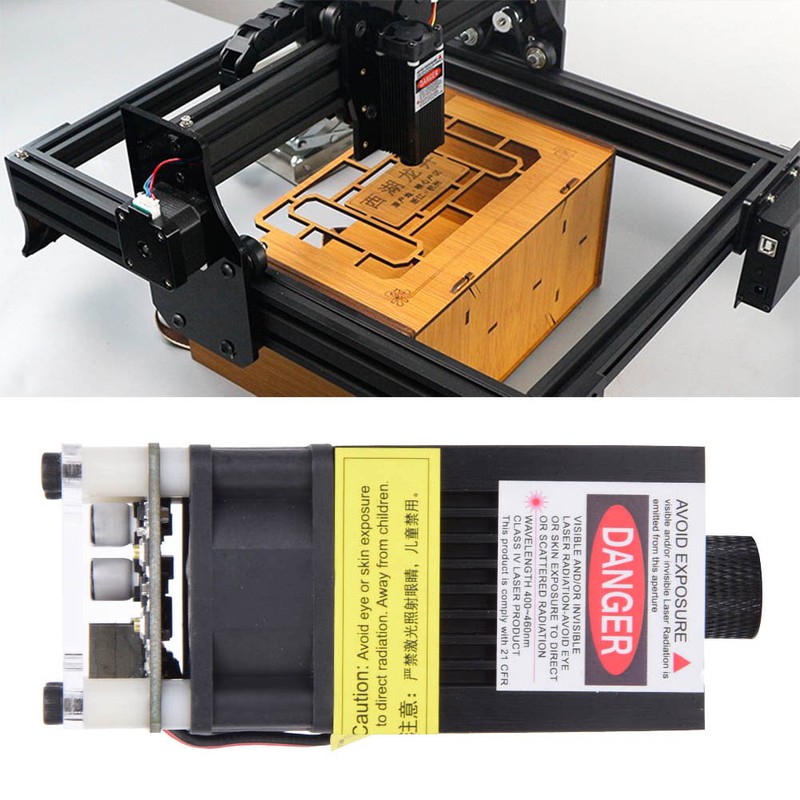 XSB05 5W Blue Laser Module TTl PWM Modulation Power Adapter