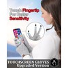 REACH STAR 2 Pairs Winter Gloves for Women, Touch Screen