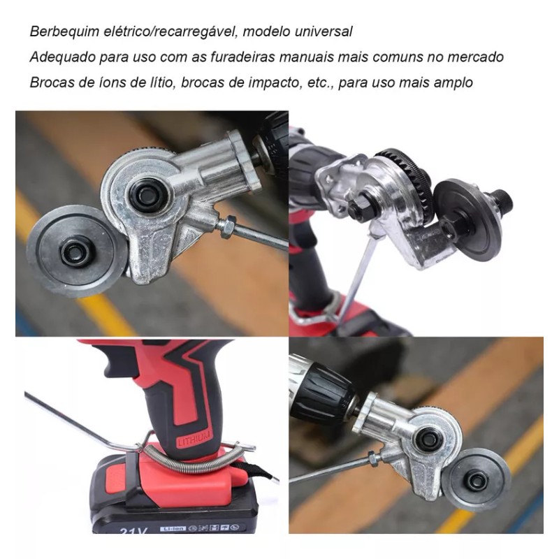 Cortador De Metal, Acessório De Broca, Tesoura De Chapa Metá