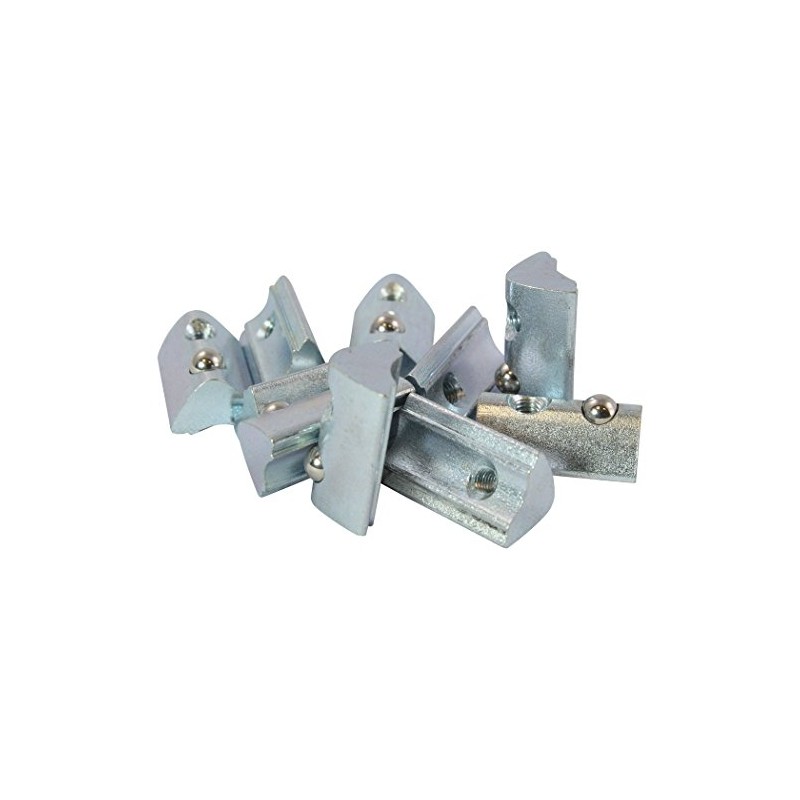 100x T-Slot Nuts 6 St M6 Slot 6 Type I