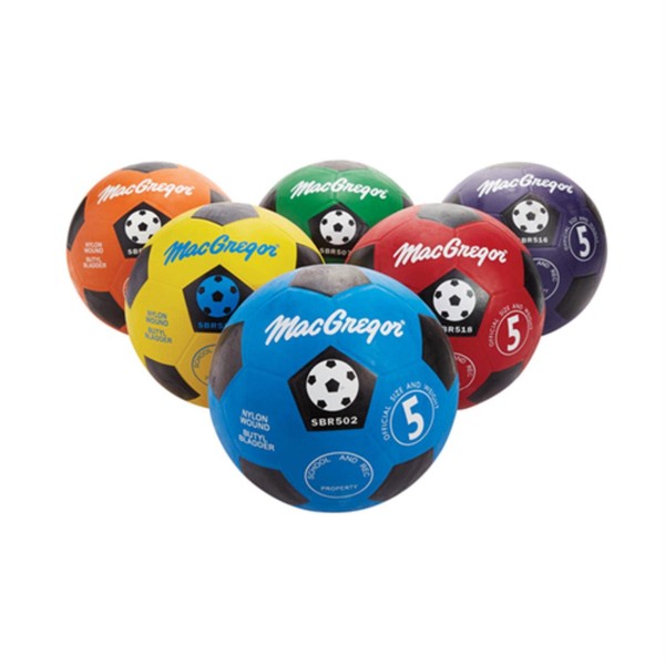Multicolor Soccerballs (Set of 6) - Size 5