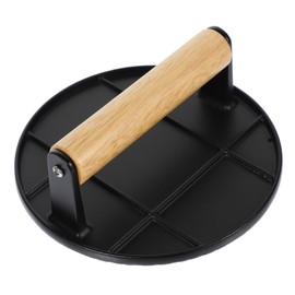 Ciieeo Aluminum Alloy Burger Patty Maker Tool with Ergonomic Handle Resistant Press for Shaped Patties for Grilling and Cooking