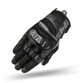 SHIMA X-BREEZE 2 Motorcycle Gloves for Men - Ventilated, Touchscreen, Summer Biker Riding Gloves Textil with Carbon Knuckle Protector, Reinforced Palm (Black, XXL)