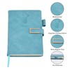 NINEWORD Super Thick Business Notebook A5 Buckle Sheepskin Notepad(Deer Head