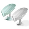 DENTSHIELD 2 Pcs Soap Dishes,Bar Soap Holder with Drainage,Hand Soap