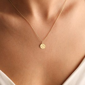 HANLI 14K Gold Plated Baseball Necklace for Women - Dainty Baseball Gold Jewelry for Women
