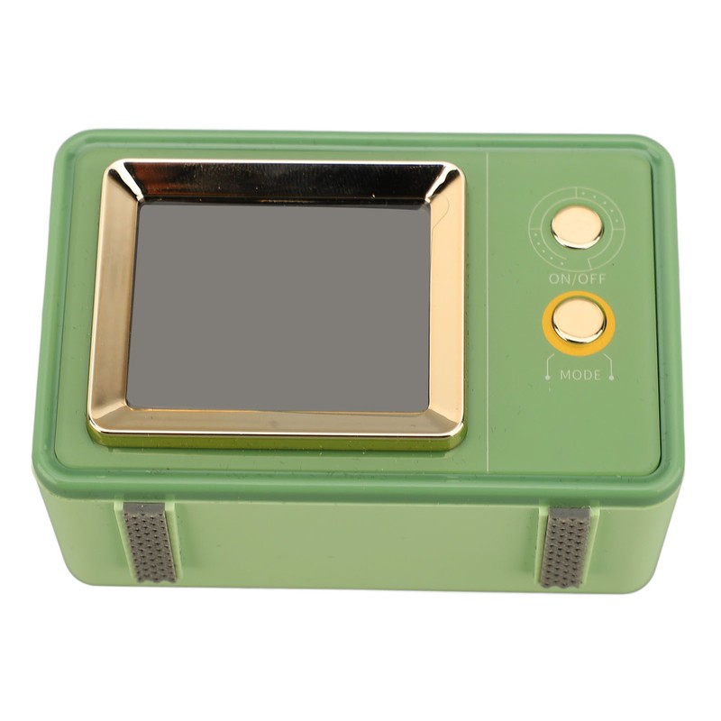 Retro Speaker TV Shaped Multifunctional Fashionable Time Speaker for Home