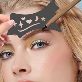 Winged Eyeliners Tool, Soft Precision Eyeliners Stencils, Beveled Design Contour Guide for Makeup Beginners & Beauty Lovers