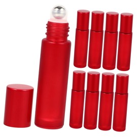 Baluue 10pcs Refillable Roller Bottles Essential Oil Applicators Compact Eye Serum Containers for Travel Personal Use and Business Needs