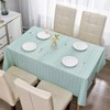 Plastic Tablecloth 1pc 137*180cm Waterproof Blue Checkered PVC Table Cloth