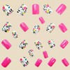 Pink Press on Nails Flowers Stick on Nails Cute Spring