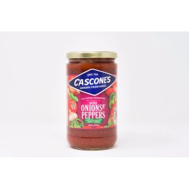 Cascone's Kansas City's Cascone's Onions N' Peppers Spaghetti Sauce 26oz.