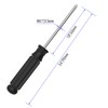FOCMKEAS 2PCS Mini Phillips Screwdriver, 2.5mm Cross Head with Black
