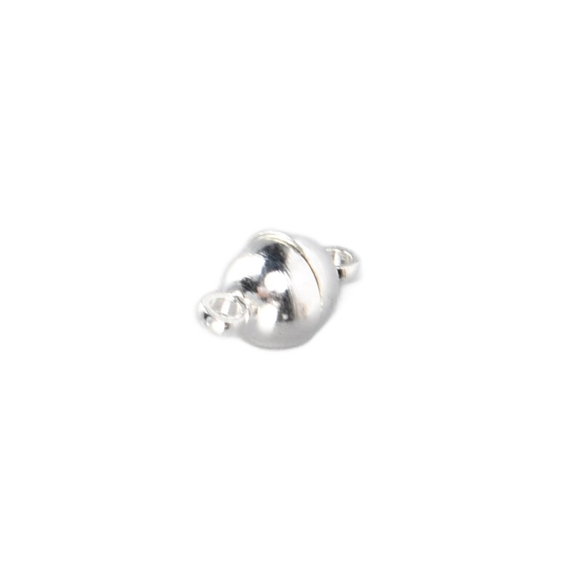 20 Sets Magnetic Clasps Round Brass Fashionable Jewelry Clasps for