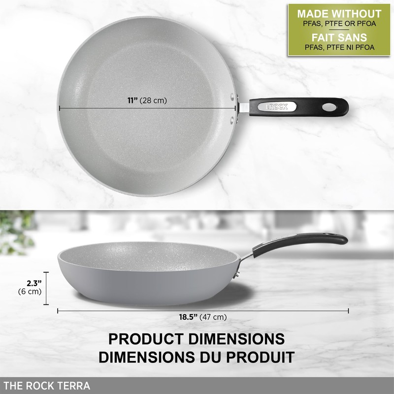 Starfrit The Rock TERRA 28cm (11'') Ceramic Non-Stick Fry Pan