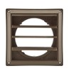 Lambro Industries 361B 6" Brown Plastic Louver Vent