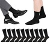 Fukusuke 155N58A8 Men's Business Crew Length Socks, 10 Pairs Set,