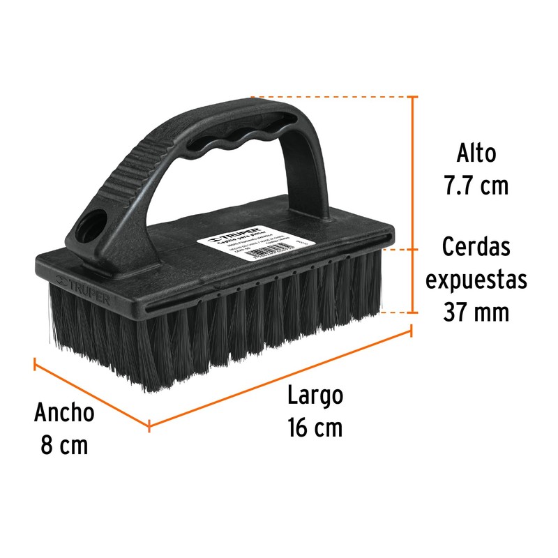 Truper CEPP-55, Cepillo para pintor, 7 x 14 pinceles, sintéticas