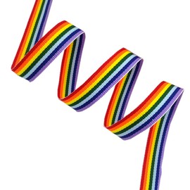 50 Yards Rainbow Ribbon Grosgrain Ribbons for Gift Wrapping Jewelry Making DIY Crafts Party Favors (20mm)