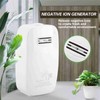 Portable Air Purifier Negative Ion Generator Sterilization Disinfection Device (White