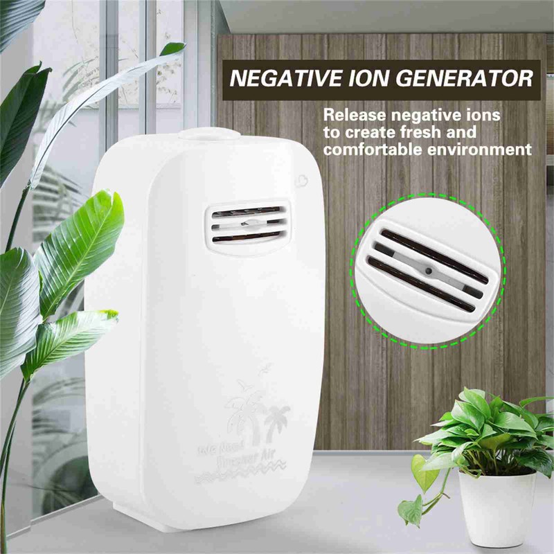 Portable Air Purifier Negative Ion Generator Sterilization Disinfection Device (White
