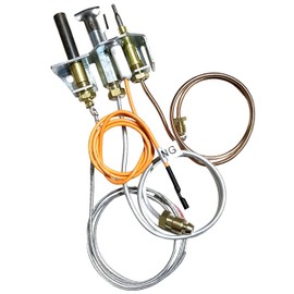 Viefow 446-510A Natural Gas Pilot Assembly for Heat-N-Glo & Roayl Gas Stoves and Fireplaces Parts R5143/SRV446-510A