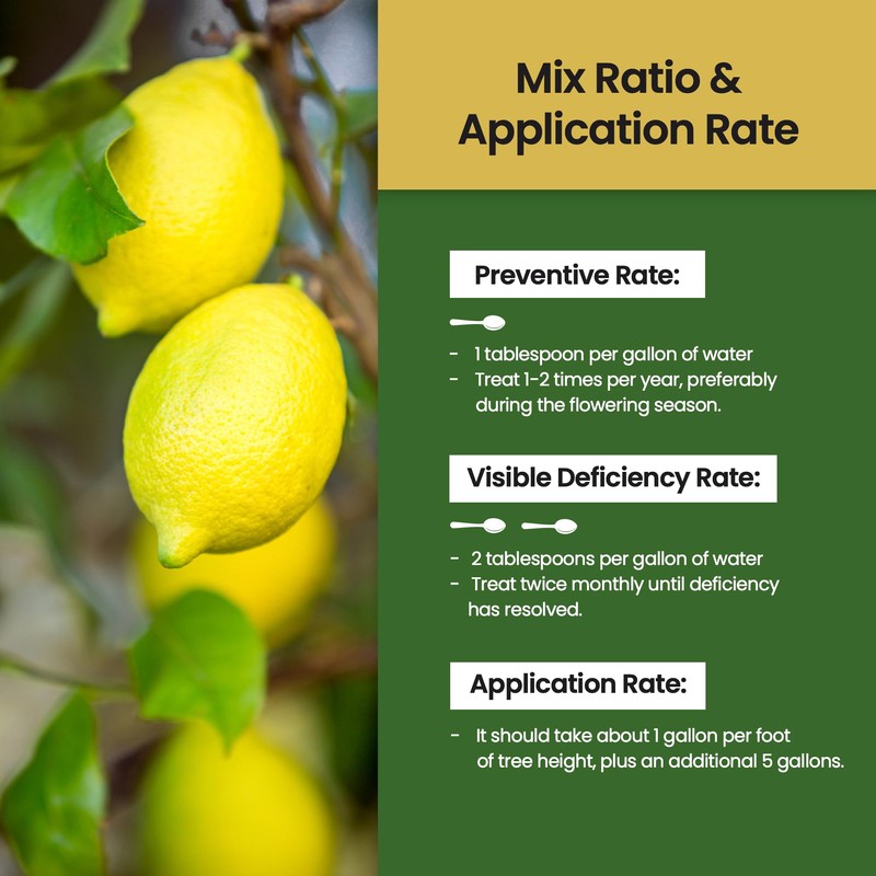 32oz Lemon Tree Fertilizer - Makes 32 Gallons of 2-in-1