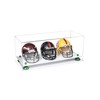 Better Display Cases Acrylic Three Mini - Miniature Football Helmets