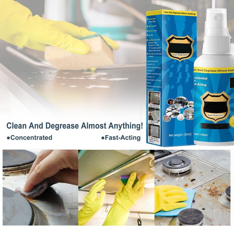 VUCHEET Nuvilux Magic Degreaser Cleaner Spray, 2025 New Magic Degreaser