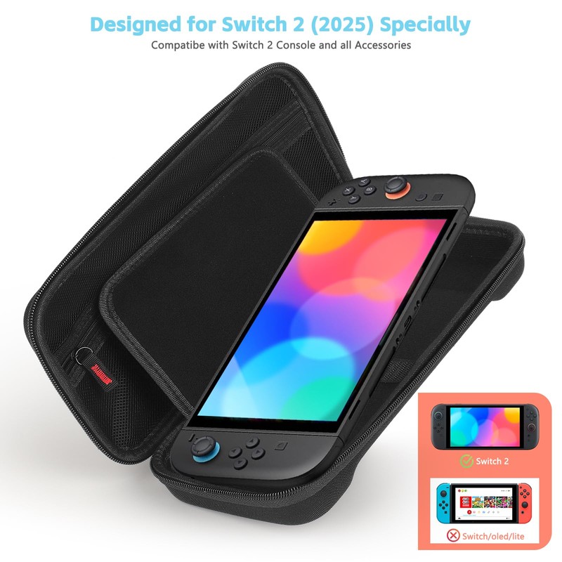 Coopay Carrying Case for Switch 2 (2025), Protective Hard Switch