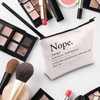 PYOUL Introvert Friend Gift Nope Definition Makeup Bag The Word