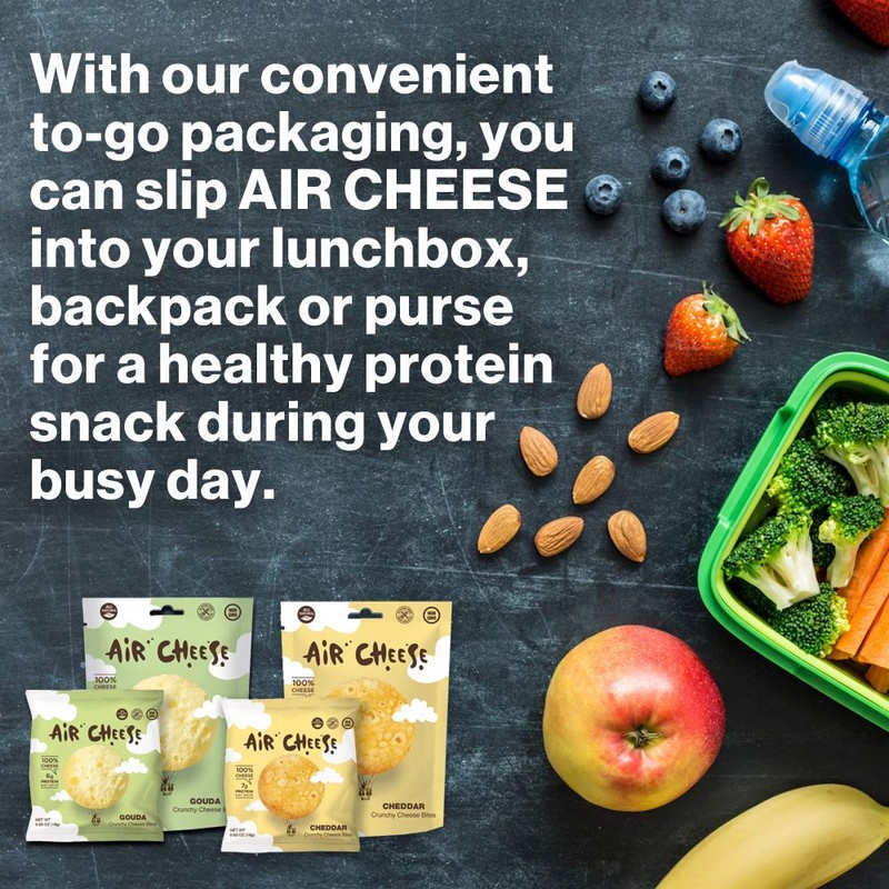 AIR CHEESE Low Carb Keto Friendly Protein Puffs | 7g