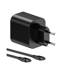 PD 60W Netzteil für NS/NS2 mit 1,5m USB-C Ladekabel, Elegamefy Schnellladegerät Kompatibel mit OLED/Lite/Handys/Tablets/Laptops