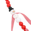Wooden Bead String DIY Christmas Party Decoration Wall Hanging Long