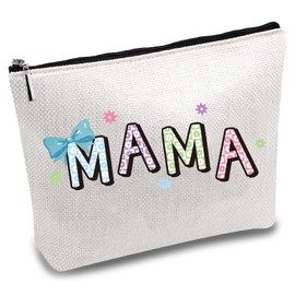 CREATCABIN Make Up Bags for Handbag Mothers Multifunctional Cosmetic Bag with Zip Toiletry Bag Travel Laundry Bag Make Up Organiser Tool Bag Large Storage Bags 24 x 20 cm