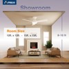 Amico Ceiling Fans with Lights, 42 inch Low Profile Ceiling