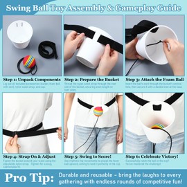 Soulchen 3 Set Swing Away Party Game Fun Catch Ball in Cup Twerk Ball Game Fun Games for Adults Party Graduations Funny Bachelor Night Wedding Birthday Family Party Game Christmas Games