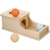 Toyvian Montessori Box Toy Object Permanent Box Ball Drop Box