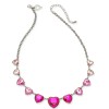 THALIA SODI Gold-Tone Crystal Heart Statement Necklace, 18" + 3"