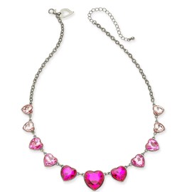 THALIA SODI Gold-Tone Crystal Heart Statement Necklace, 18" + 3" ext