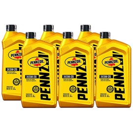 Pennzoil 5W-20 4-Cycle Synthetic Blend Motor Oil 1 qt. - Total Qty: 6