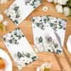 Homlouue 100 PCS Magnolia Alba Napkins, Floral Paper Napkins, Bathroom