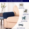 SUBRTEX Stretch Couch Arm Covers Set of 2, Checkered Sofa