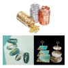 Variable 3 Botellas Hojuelas De Lámina De Oro Uñas, Joyería