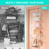 HapiRm Over Door Purse Organizer - Adjustable Purse Storage Rack